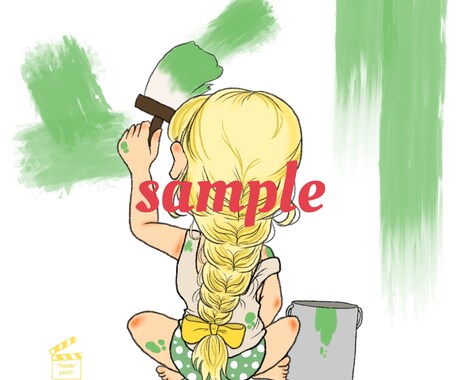 イラストオーダー　ゆるふわ可愛い女の子を描きます 広告やwebサイトなどのイラスト、アイコンイラスト イメージ2