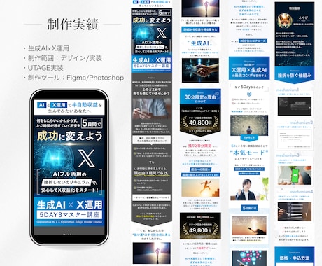 集客・売れるLPを、マーケ会社デザイナーが作ります ターゲットにしっかり訴求！初めてでも安心してご相談下さい！ イメージ2