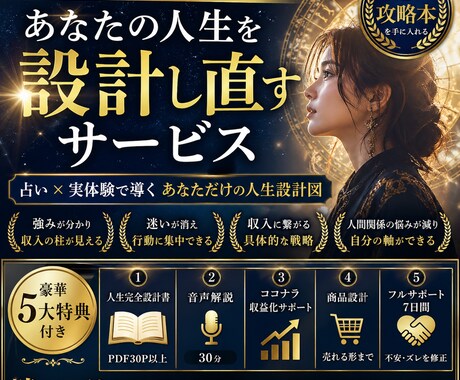 人生をゼロから作り直します 人生の迷いを終わらせる完全設計図。今日で終わらせましょう。 イメージ1