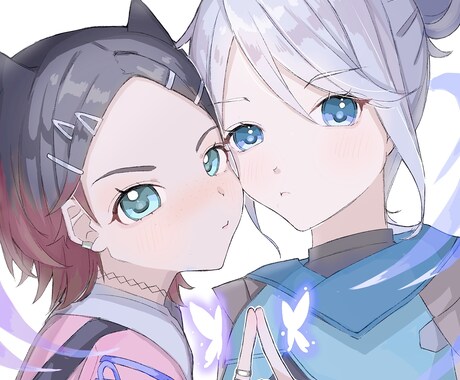 可愛い女の子のアイコンを描きます あまくてかわいい女の子のイラストを描きます！ イメージ1