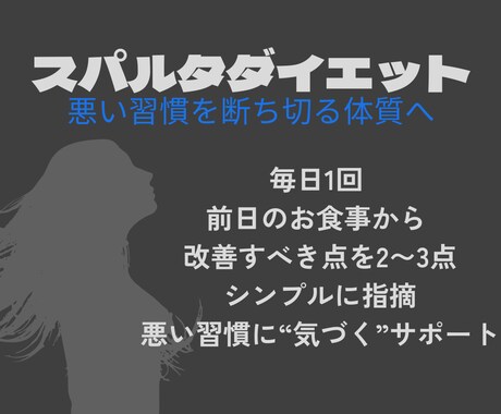 管理栄養士があなたの食事の問題点を毎日指摘します 悪い習慣を断ち切る体質へ　スパルタダイエット イメージ2