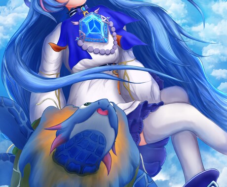 あなただけのイラストを描きます 全身、顔のみ　ポーズ等ご相談ください版権も可 イメージ1