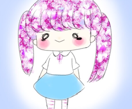 ふわふわ系アイコン描きます ペア画やアイコンにいかがですかー?(*´ω｀*) イメージ2