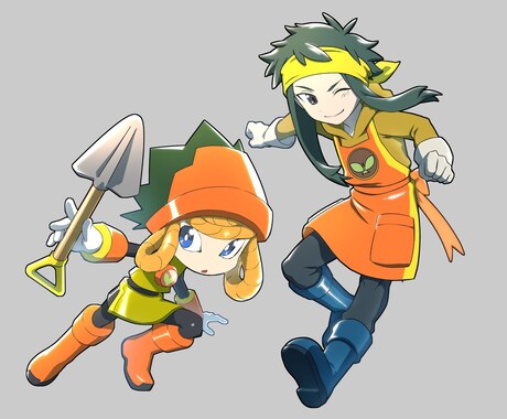 色んなイラストをお描きします アイコン、立ち絵、1枚絵、キャラクターデザイン等 イメージ2