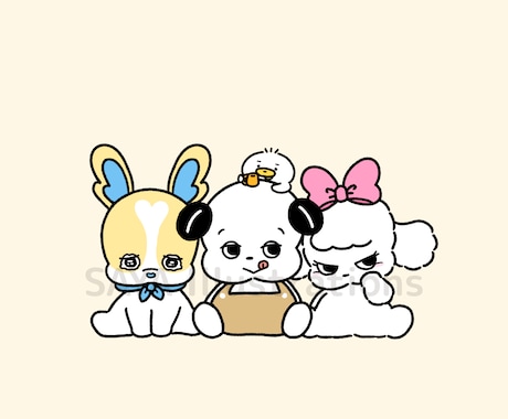 イラストロゴ・.オリジナルキャラクター作成します ついつい目の引くロゴやキャラクターをデザインします！ イメージ2