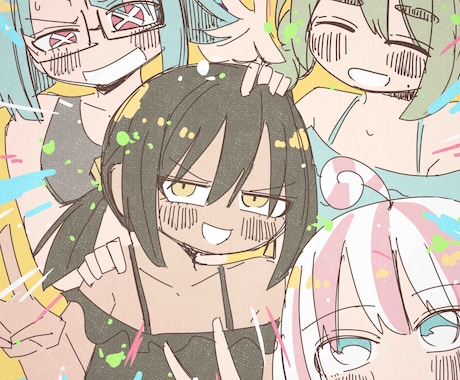 病みかわいい系のイラスト・MV描きます 2枚目以降はお値引きあり！ストーリー仕立てもOK(◡﹏◡✿) イメージ1