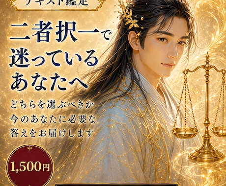 恋愛の二者択一｜どちらとのご縁が深いか読み解きます 片思い・復縁・三角関係のお気持ちをお伝えします イメージ1