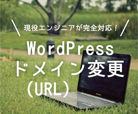 WordPressのドメイン（URL）を変更します 対応サイト1000件突破。現役エンジニアによる完全サポート！ イメージ1