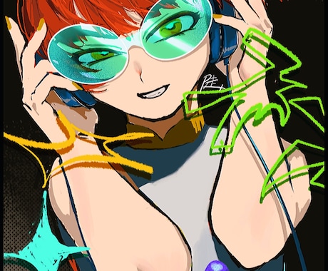 動画サムネに・顔中心キャライラスト描きます 雰囲気のある絵・大人、年齢を重ねたキャラが得意です イメージ2