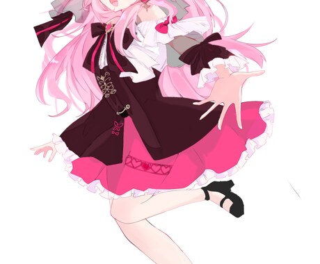 可愛くファンタジックな女の子のイラストを描きます フリルやリボン中心の可愛い女の子をお求めの方におすすめです イメージ2