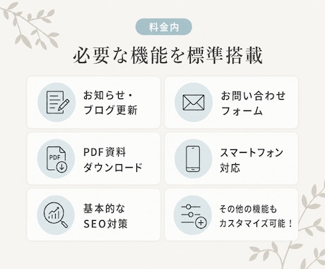 更新できるWordPressホームページ制作します お知らせ更新・お問い合わせ・資料ダウンロードに対応 イメージ2