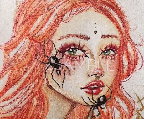 大人可愛いイラスト、SNSアイコン等をお描きします キラキラしたビビットで個性的なイラスト★ イメージ2