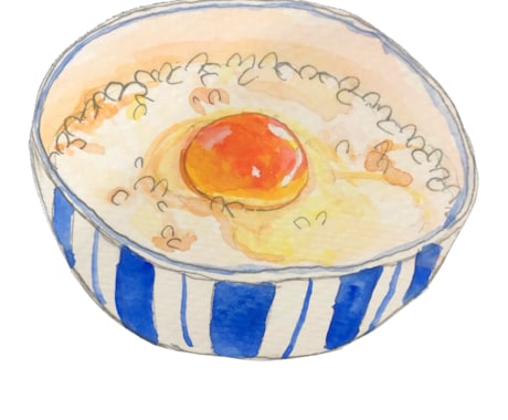 美味しそうな食べ物のイラスト描きます あったかみのある水彩画の食べ物のイラスト描きます イメージ1
