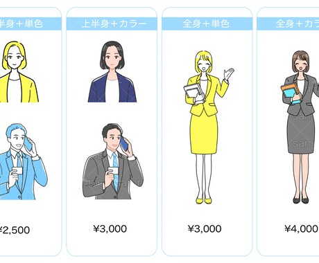働く人物イラスト・ビジネスイラスト描きます 書籍の挿絵やWEB、動画など幅広い媒体に。 イメージ2