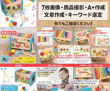 商品撮影～出品登録まで！アマゾンの作業を代行します Aプラス設定やSEOに適した文章作成など、すべて一括おまかせ イメージ2