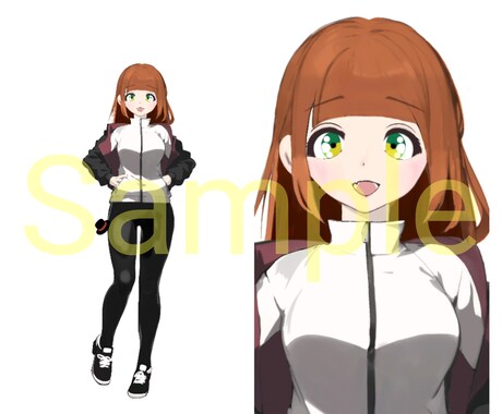 人物の全身イラストを描きます オリジナル立ち絵やオリジナルキャラクターを作成します！ イメージ2