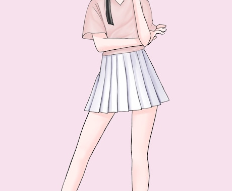 ファッションイラスト描きます 商用、SNS活用、アイコン使用も可能！ イメージ2
