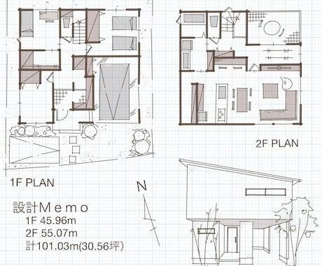 住宅の外構図（素材・アイテム）提案します 敷地まるごと設計してみませんか イメージ1