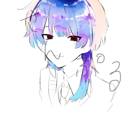 ゆめかわで透明のあるSNSアイコンをお描きします キャンディのようなツヤ感のイラスト作成 イメージ2