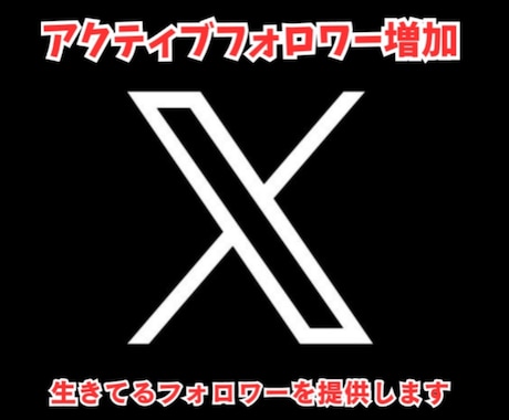 Xのアクティブ日本人フォロワー約100名増やします 活発な日本人フォロワーを格安で約100名！ イメージ1