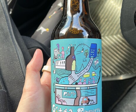 クラフトビールのラベルのイラストデザインできます ブルワリー、クラフトビールのラベル・ロゴデザイン制作します イメージ2