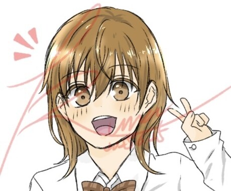ミニキャラのイラスト・アイコンの作成いたします ふわふわ、シック系など様々なジャンルに対応☺︎ イメージ1