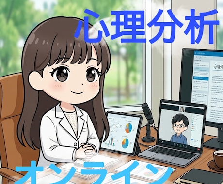 臨床現場の手法を採用している心理分析をおこないます 自己理解や自己啓発などさまざまな場面であなたを支えます！ イメージ1