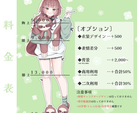 商品利用無料！アイコン・一枚絵など描きます 可愛いイラストを描くのが得意です！ イメージ2