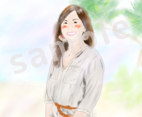 写真をハッと目を引くアートに変えます 思い出の写真やプロフィール写真をアートにしてお届けします♪ イメージ1