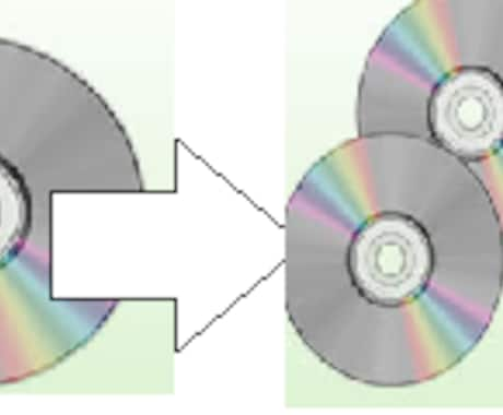 ＣＤ／DVDのコピー＆プリント（ラベル印刷）　メディア＋不織布ケース込・送料別 イメージ1