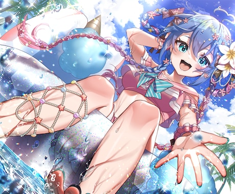 高品質なサムネイルイラスト制作します 実写・live2d問わずライバー活動してる人向けになります イメージ1