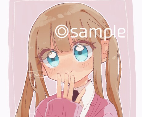 かわいいアイコンイラスト描きます カワイイ絵柄でSNSアイコンお描きいたします！ イメージ2