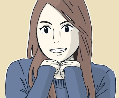 アニメ・漫画調の似顔絵イラストを制作します アイコンに最適！希望のタッチであなただけの似顔絵イラスト！ イメージ2