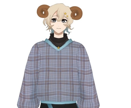 完成品魂募集Live2D対応モデルを販売しています ・VTuberスタジオ対応・Live2d・動作確認済・一点物 イメージ2