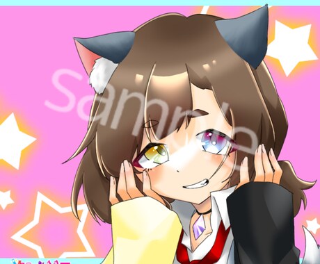 アイコンイラスト作成します アイコンイラスト、アニメ専門学校生が作成いたします！ イメージ2