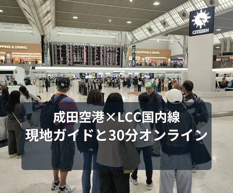 成田空港とLCC国内線の使い方を教えます イメージ1