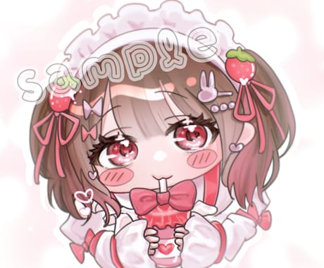 ふんわりカワイイ♡アイコンイラストを制作します イメージ1