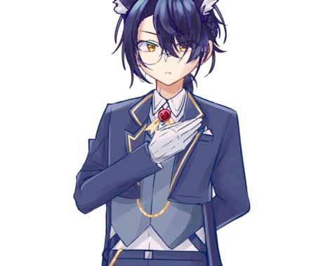 TRPG・配信向け｜等身低めの立ち絵を制作します 物語に寄り添う、アニメ寄り等身低めの立ち絵 イメージ1