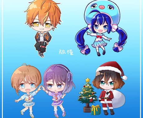 キャラデザ＆デフォルメイラスト制作します キャラデザ、衣装のデザイン込み！グッズなどにおすすめ！ イメージ2