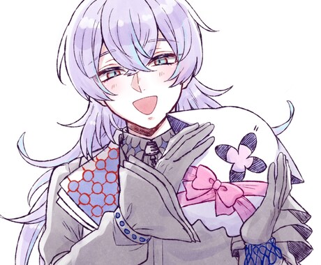 ラフなタッチのシンプルなアイコン制作します 等身、SDキャラどちらも可。かっこいいもかわいいもいけます！ イメージ2
