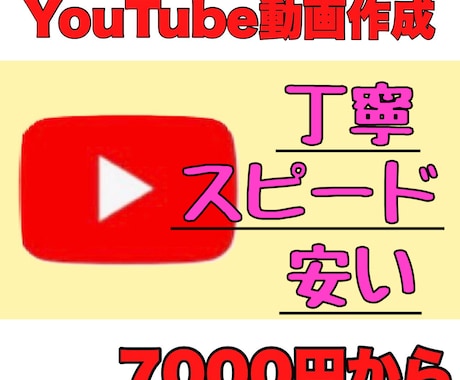 スピード納品。YouTube向け動画編集をします イメージ1