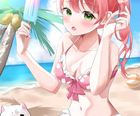 可愛いイラストおかきします イメージ1