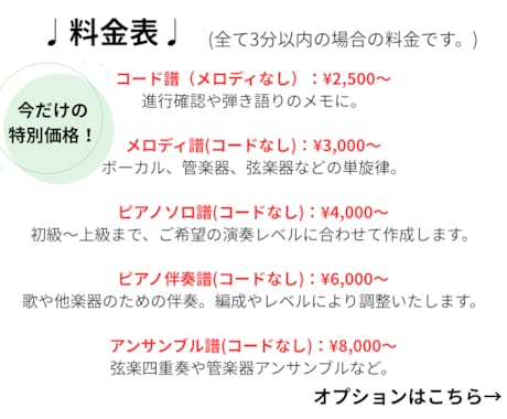 藝大卒が作る高品質な楽譜｜耳コピ・編曲いたします 最新ソフトDoricoを使用。出版譜レベルの美しい楽譜を。 イメージ2