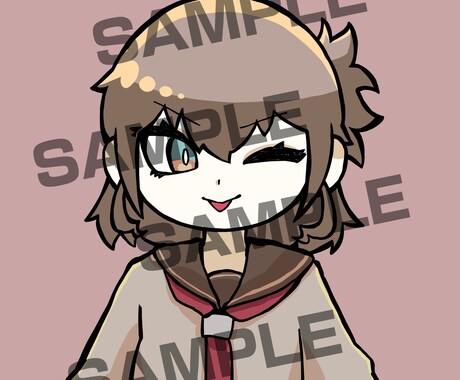 商用利用OK！アイコン用のかわいいイラスト描きます パキッとした線＋かわいい絵柄！ イメージ2