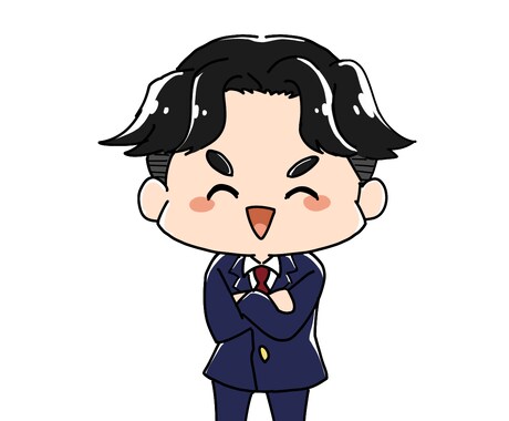 あなたやお相手をかわいいミニキャラ化！で承ります アイコン、イラスト、寄せ書き、似顔絵等描きます イメージ2
