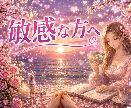 繊細さんHSPさんの不安モヤモヤ優しく寄り添います 恋愛仕事家庭人間関係どんな悩みも安心　敏感な心をスッキリ軽く イメージ2