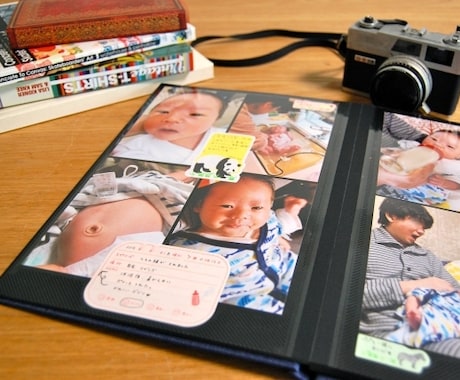 ご兄弟姉妹のお写真を別々にまとめます それぞれのお子様が主役の写真アルバムを作りたい方へ イメージ2