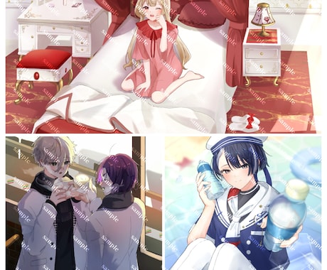 少年少女のイラストを描きます 可愛らしい絵柄が特徴のイラスト制作致します！！！ イメージ2