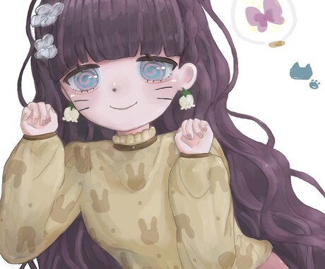 SNSアイコンなどお描きします かわいいイラストを最安値でお届け！ イメージ2