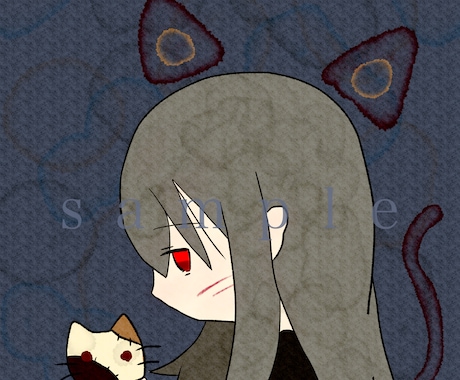 SNSなどで使用できるゆるいイラストを描きます 自分だけの柔らかい雰囲気のアイコンが欲しい方へ イメージ2